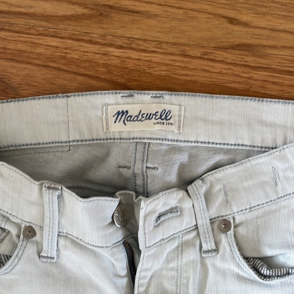 Madewell jeans white blue denim - Picture 2 of 5
